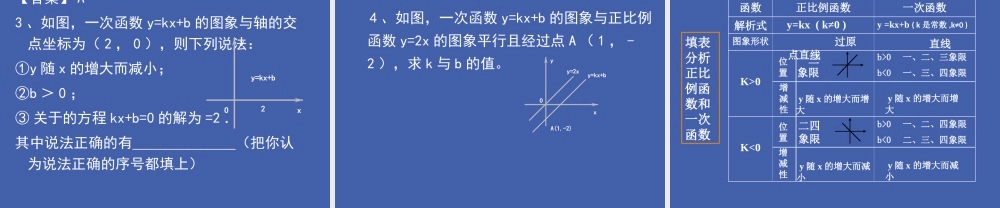 第四章一次函数复习