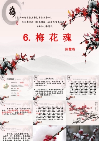 梅花魂优秀课件2