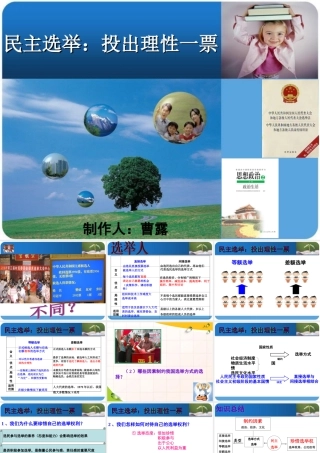 民主选举投出理性一票