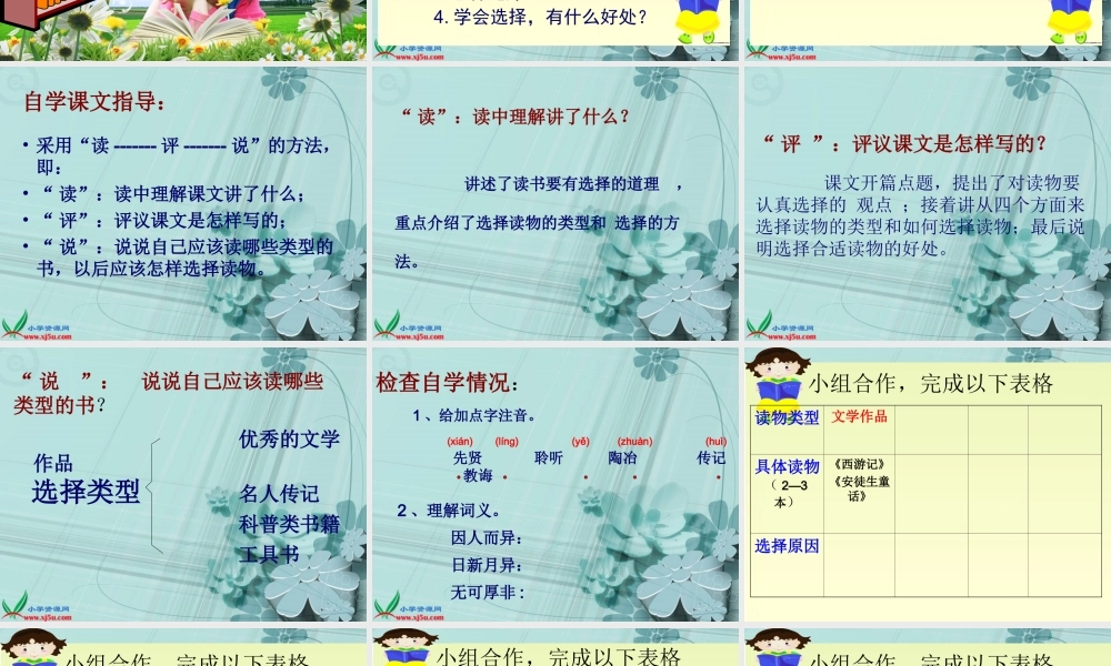 《读书要有选择》