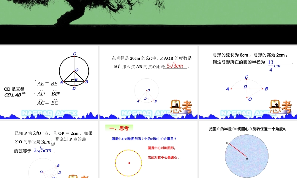 弧弦圆心角市级公开课