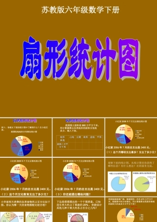 六年级数学下册《扇形统计图》第一课时课件