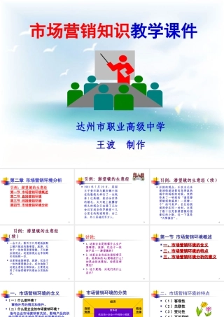 第二章市场营销环境分析