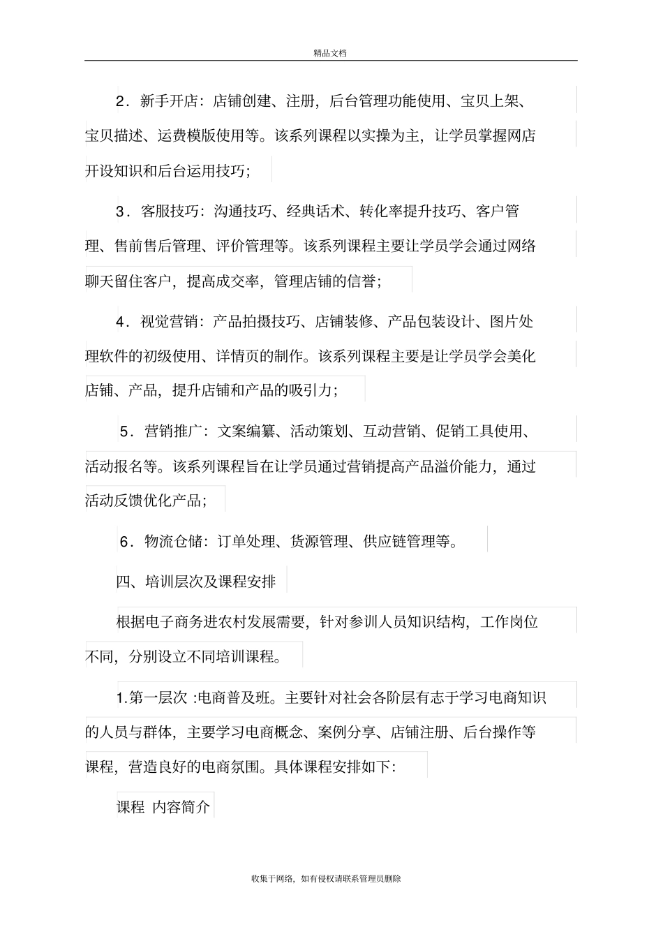 农村电子商务培训方案教学内容_第3页