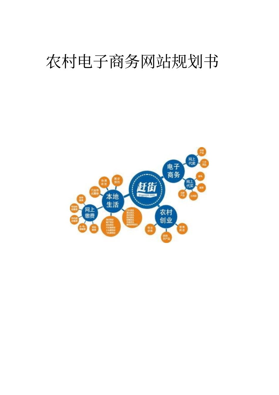 农村电子商务网站策划书【精品】_第1页