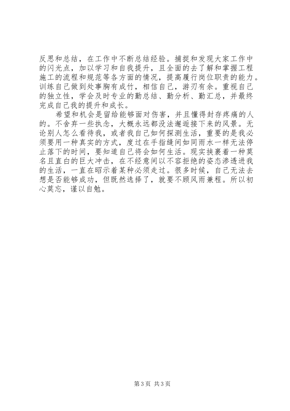 项目部年度工作总结与年度工作计划_第3页