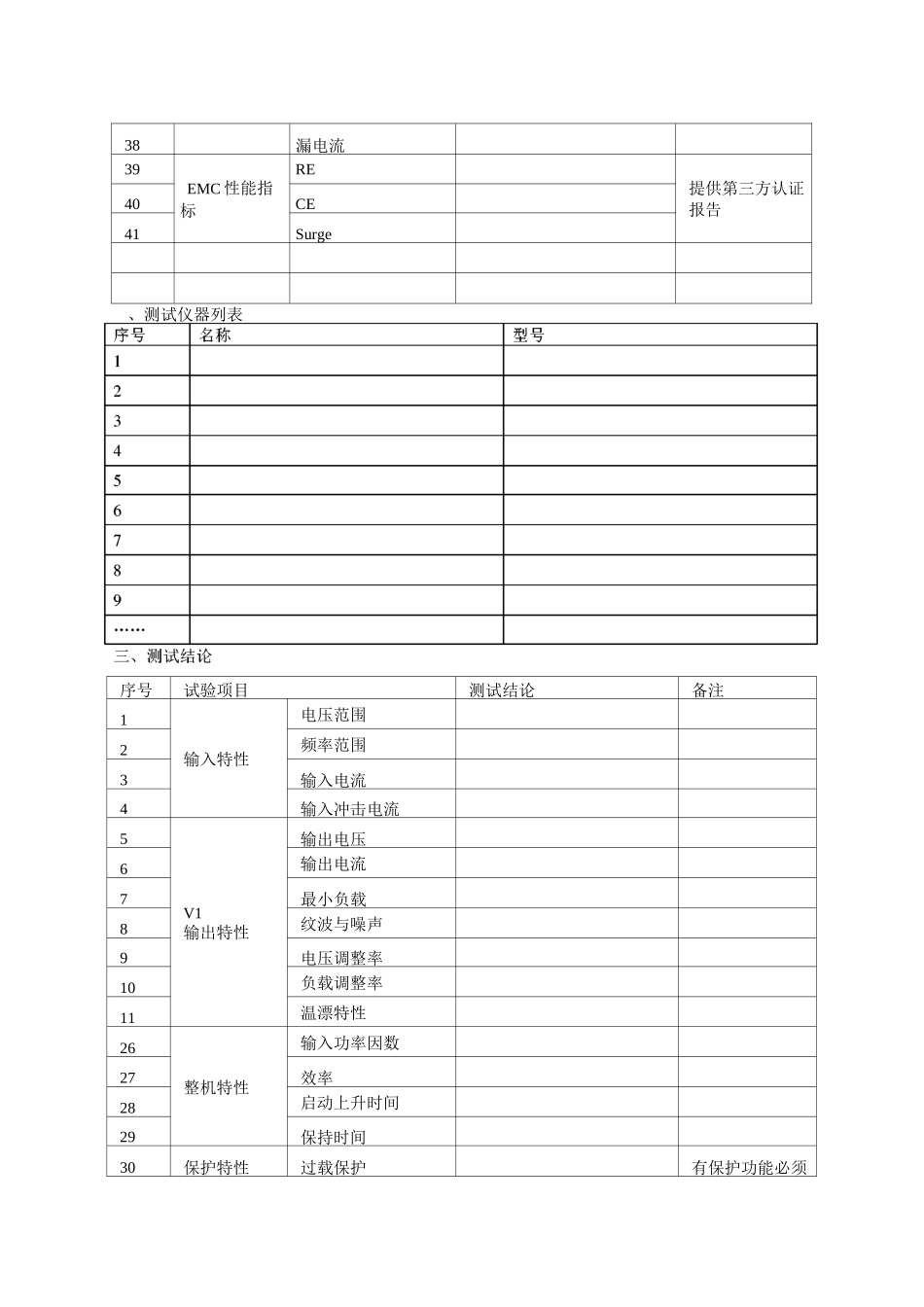 电源测试报告 _第2页