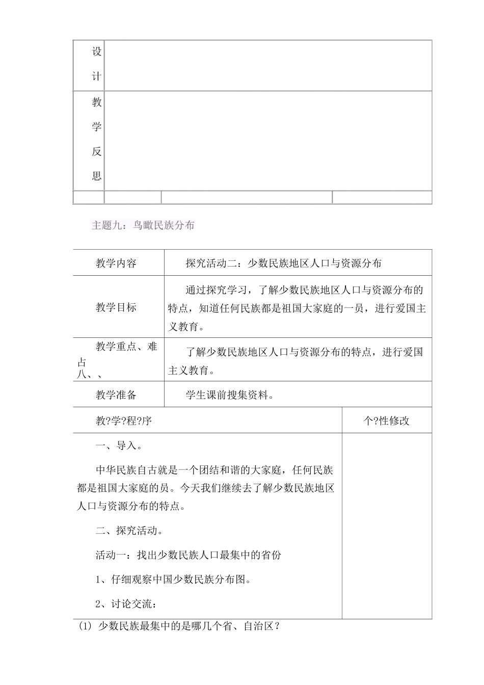 小学民族团结教育教案_第3页