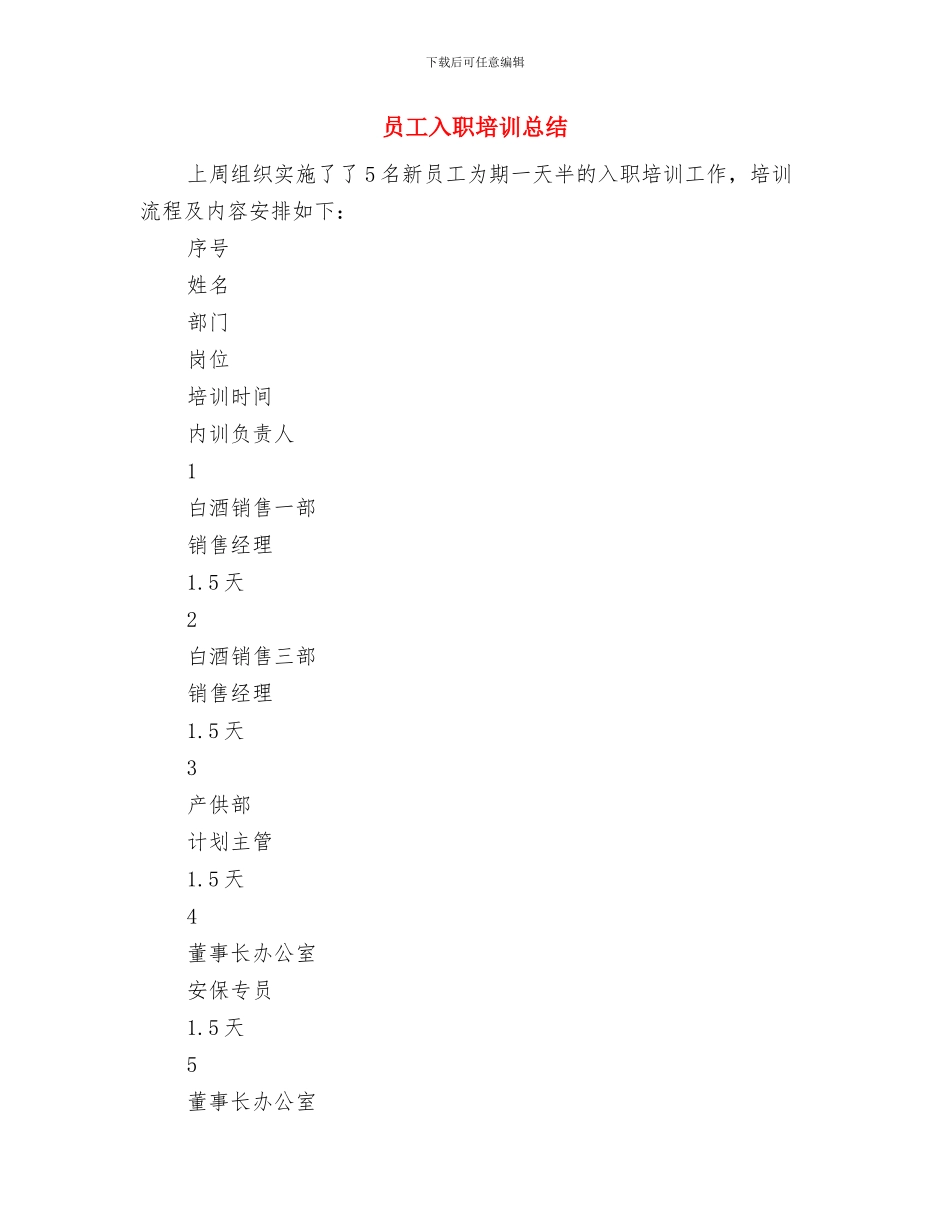 员工入党申请书范文总结与员工入职培训总结汇编_第2页