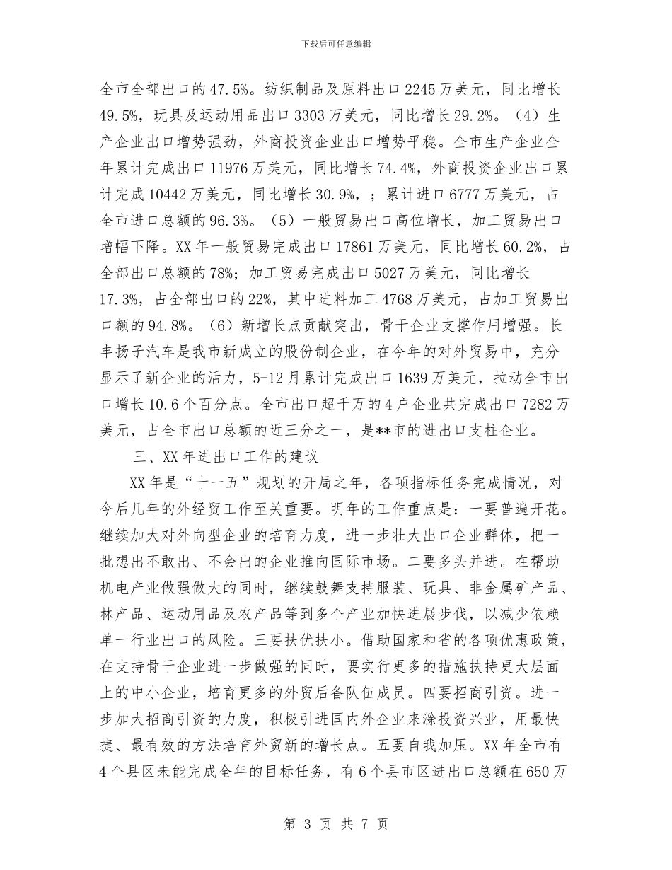 商务局外贸进出口工作总结范文与商务局年度党风廉政建设工作总结汇编_第3页