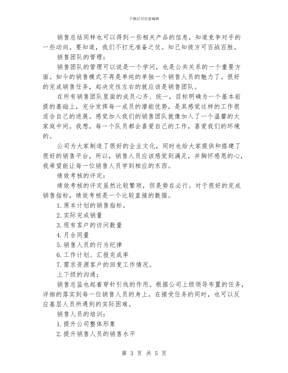 商务总监工作计划_第3页