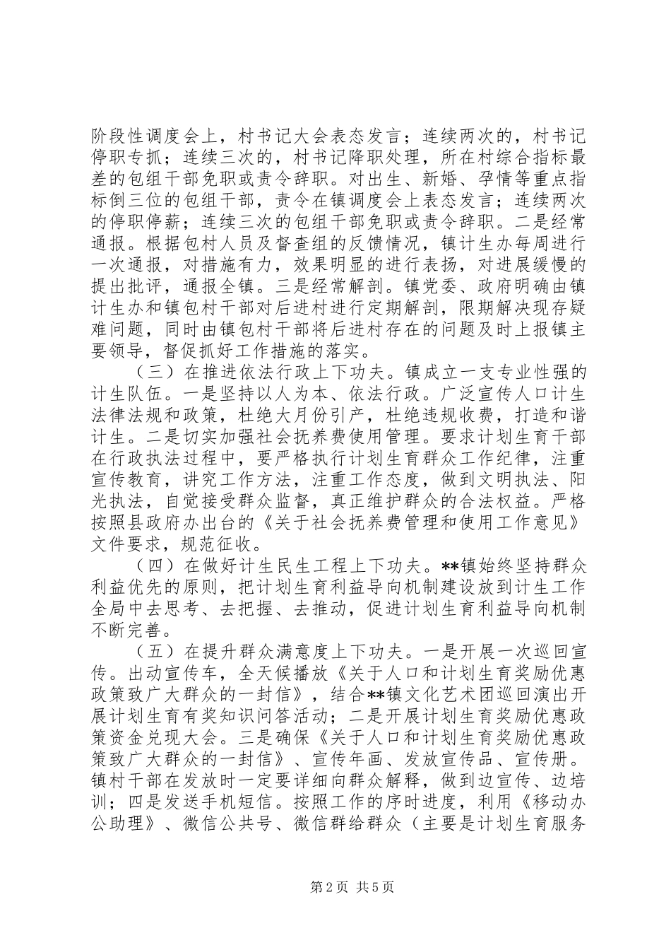 镇XX年计划生育年终总结_第2页