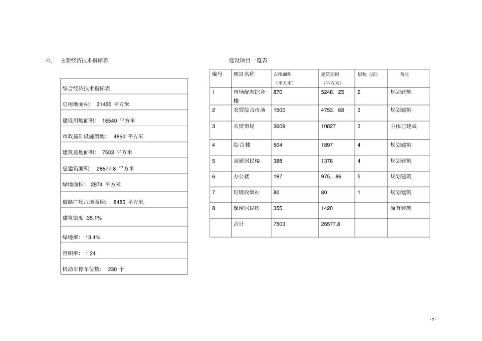 农贸场规划建设方案设计说明_第2页