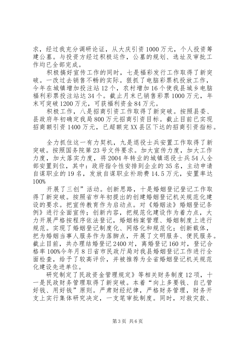 市民政局总结及来年规划_第3页