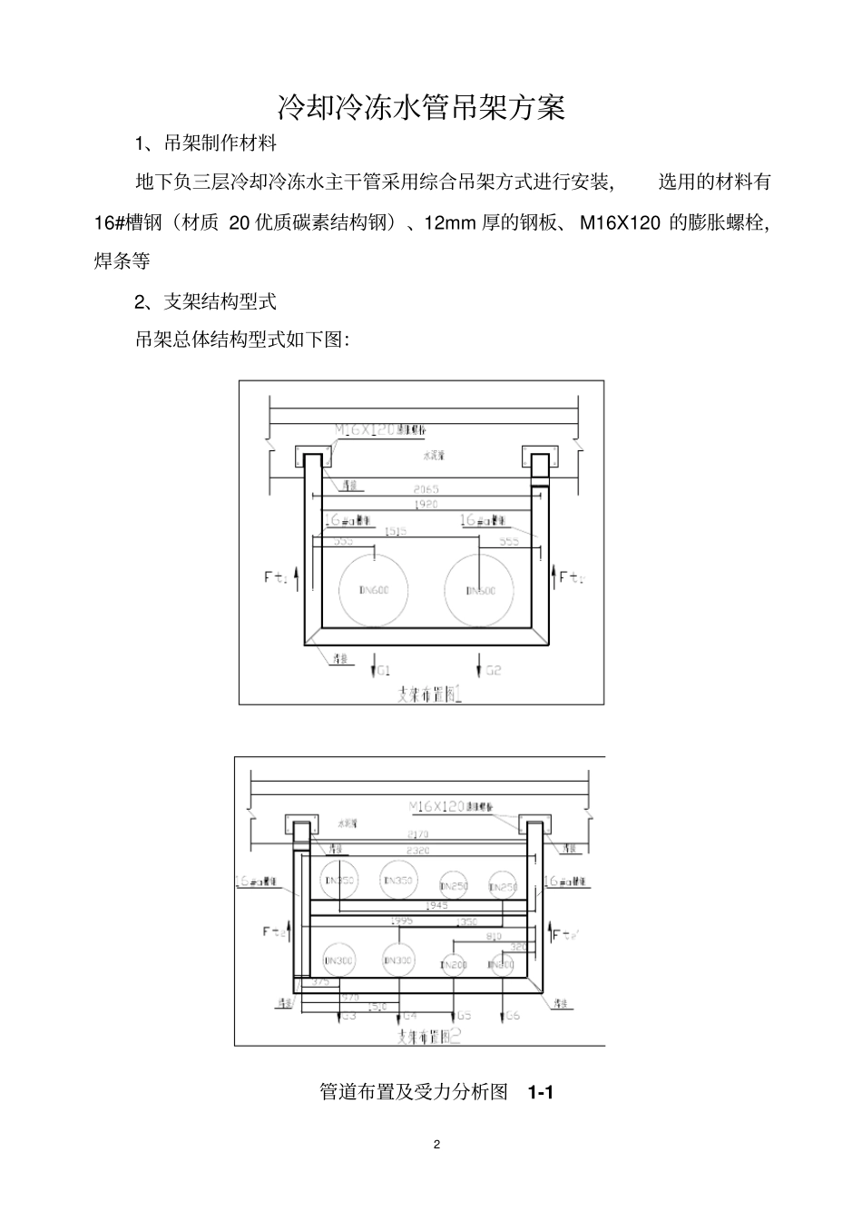 冷却水管支吊架方案审阅讲解_第2页