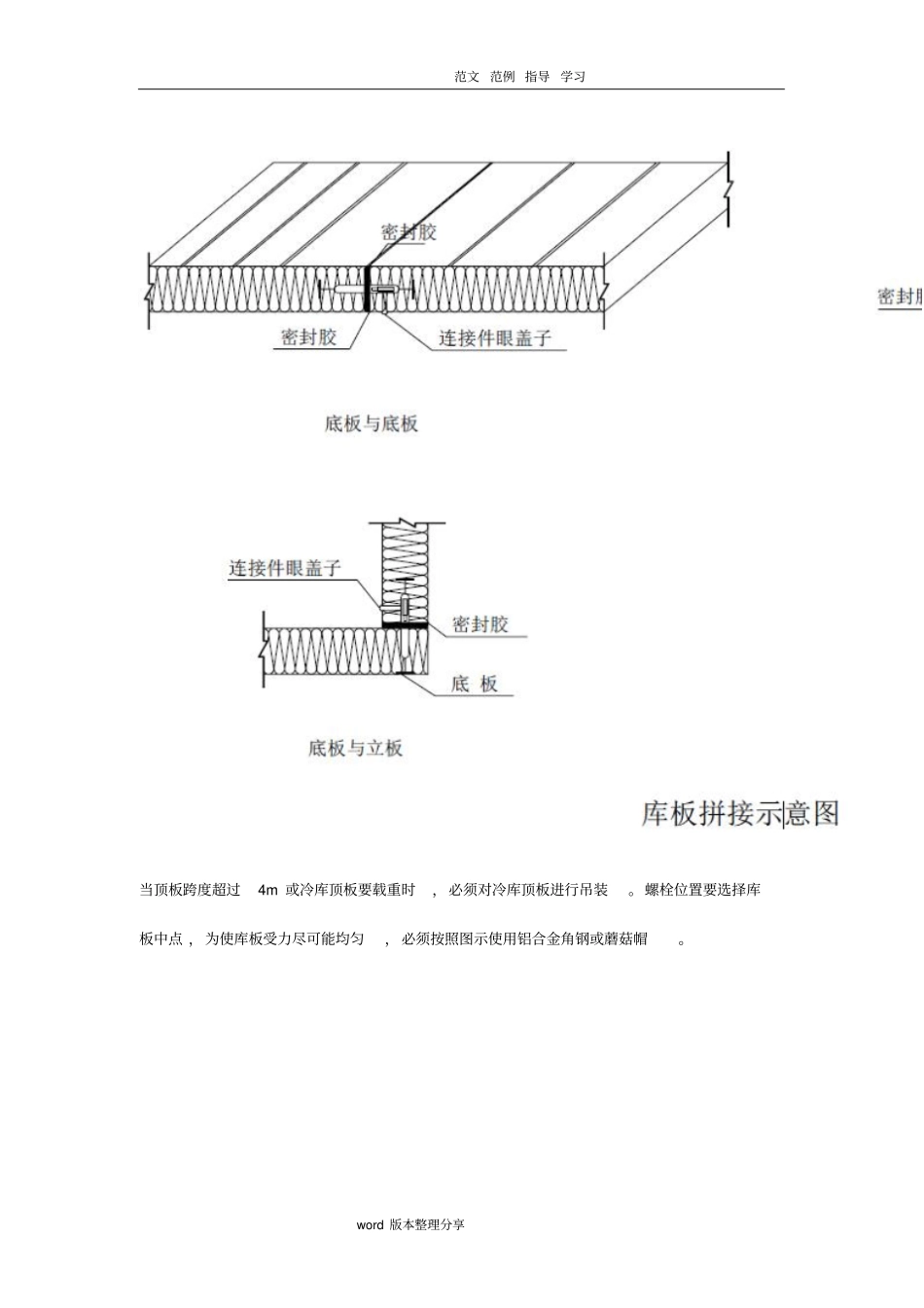 冷库安装施工标准_第3页