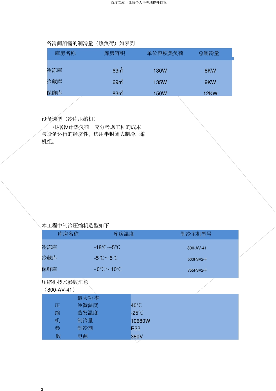 冷库技术方案书_第3页