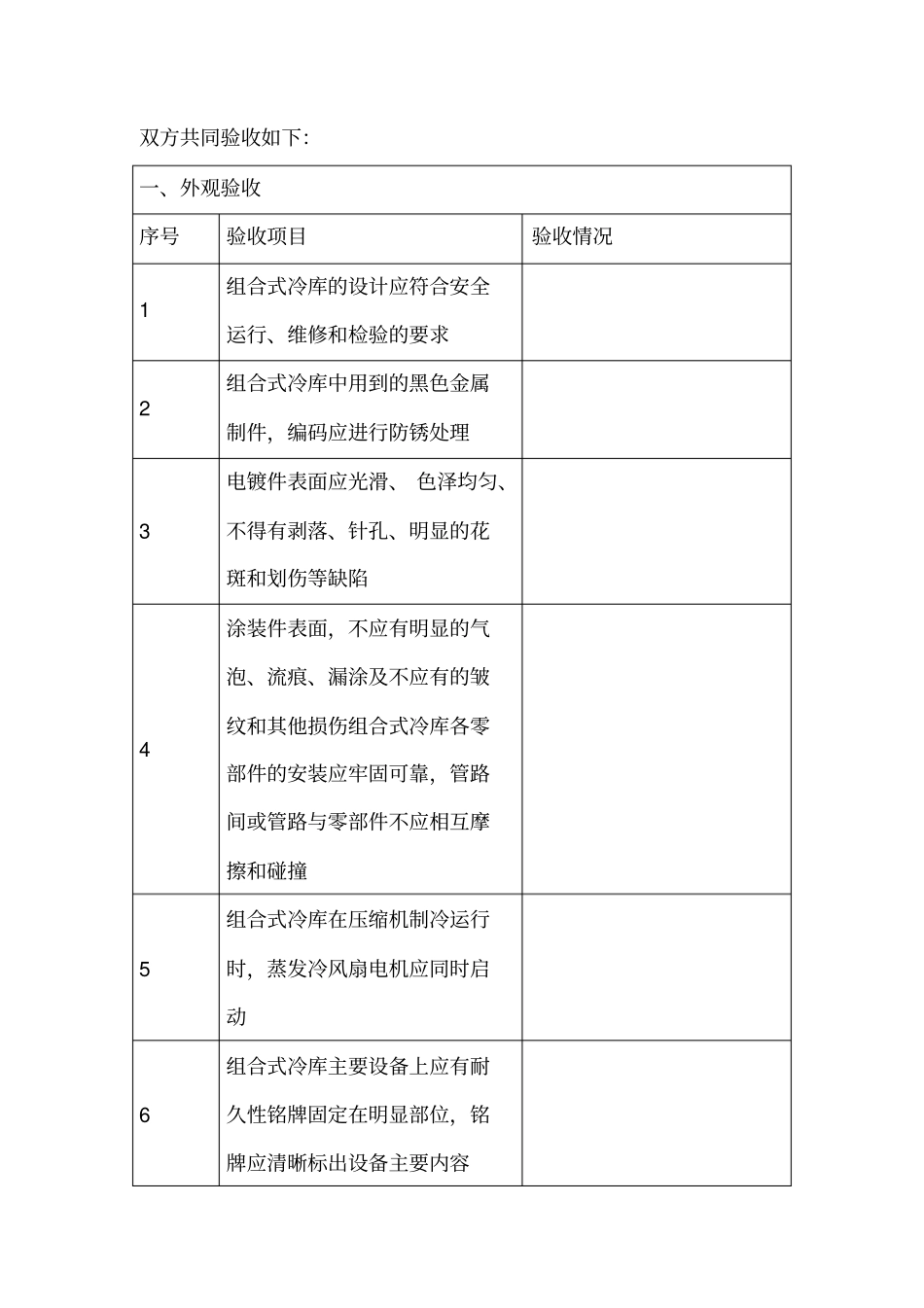 冷库验收报告单_第3页