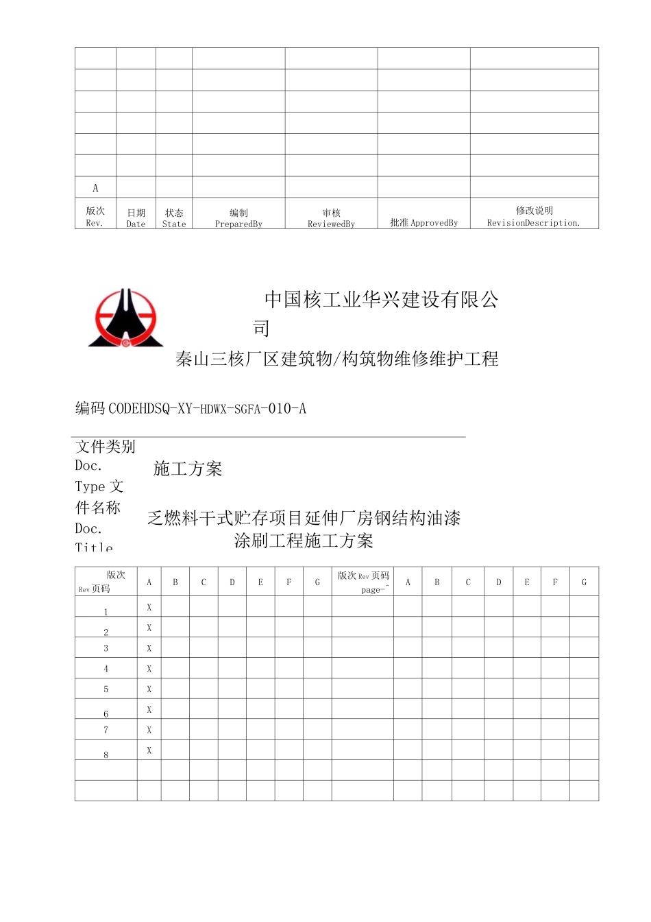 钢结构油漆涂刷施工方案_第1页