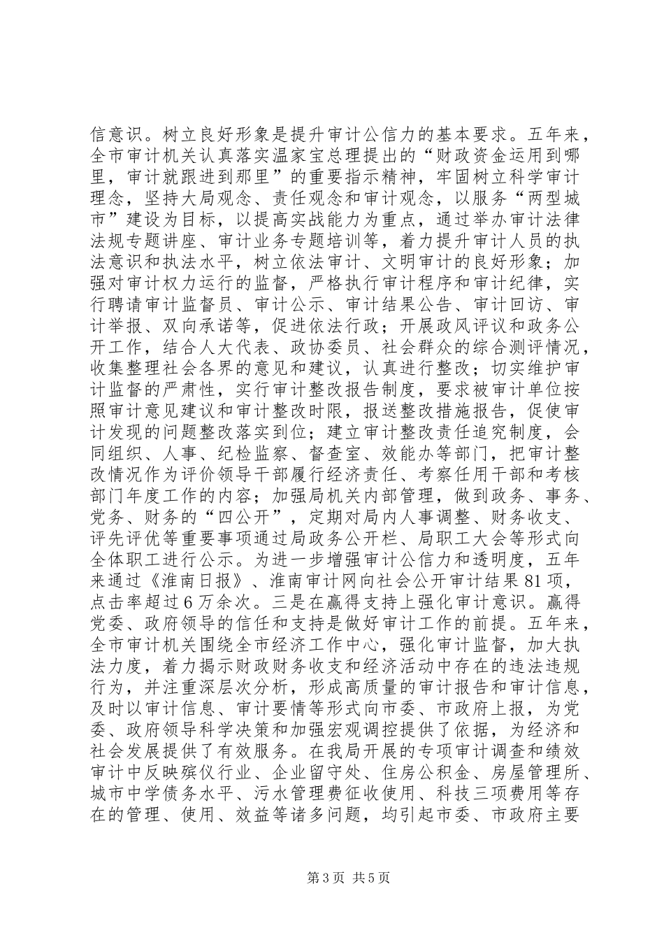审计局实施“五年行动计划”的主要经验做法_第3页