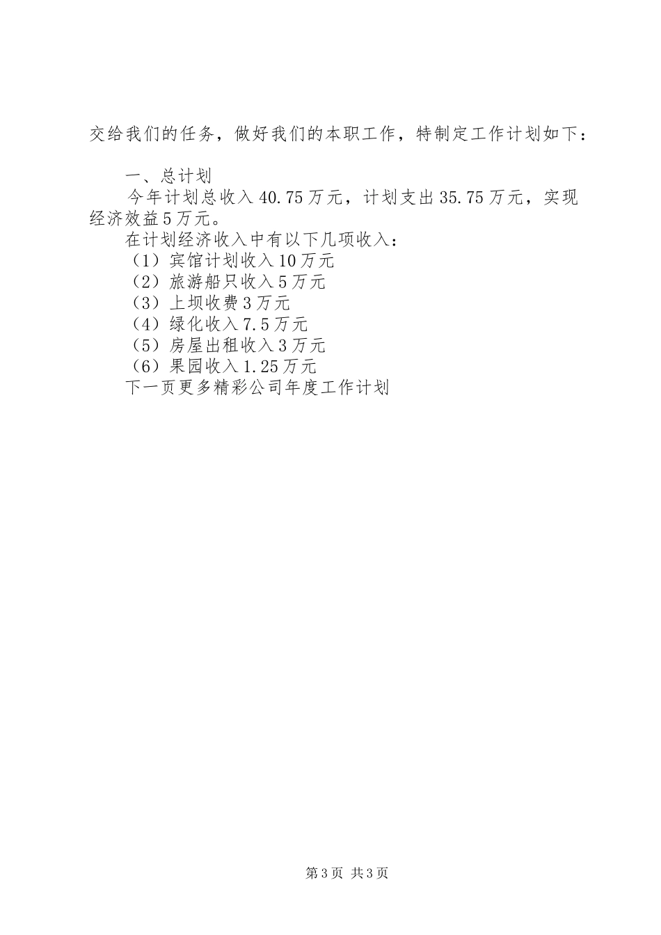 新公司年度工作计划_第3页