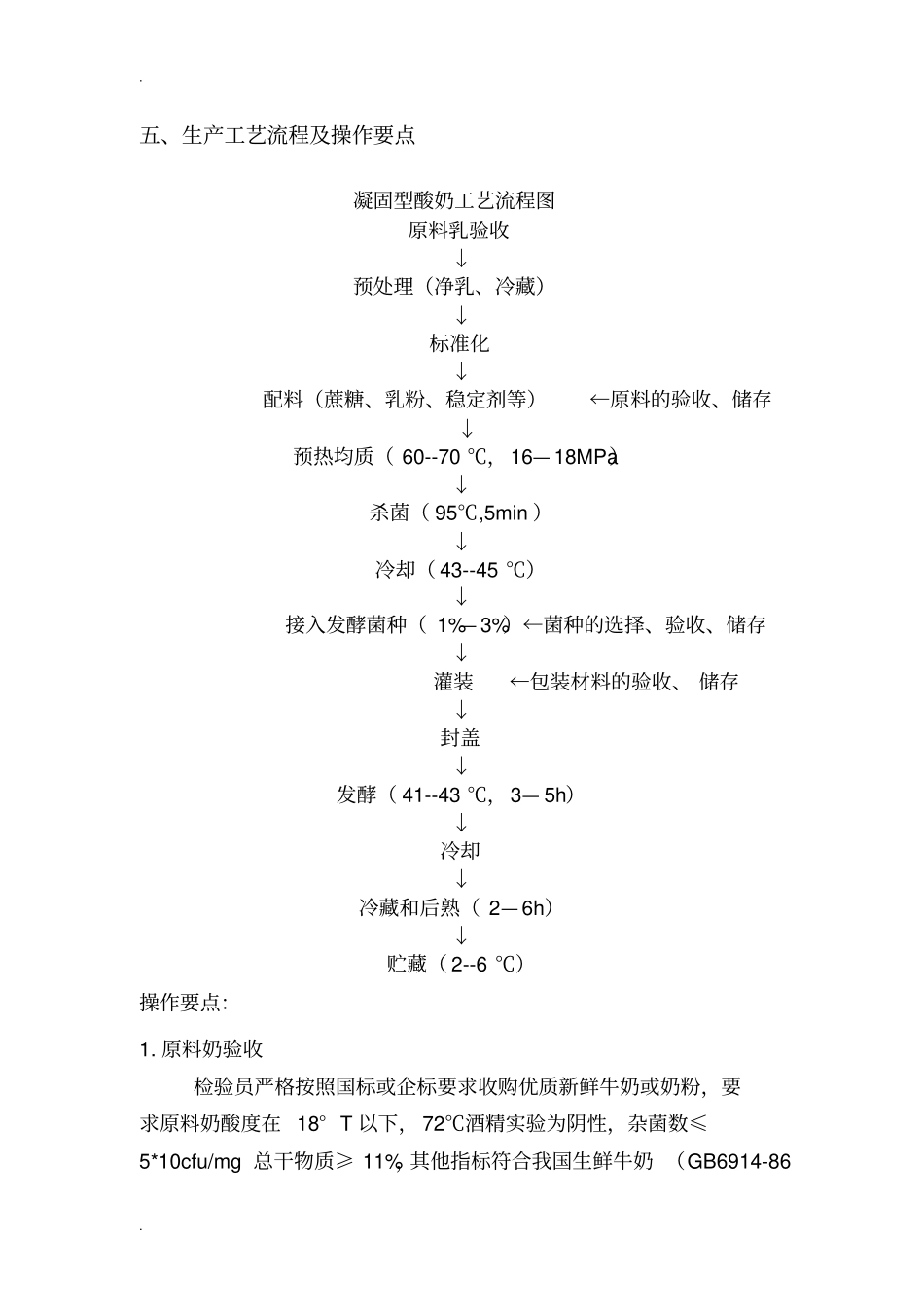 凝固型酸奶HACCP计划_第3页