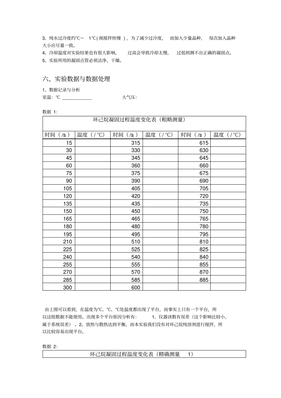 凝固点降低法测定物质的相对分子质量试验报告_第3页