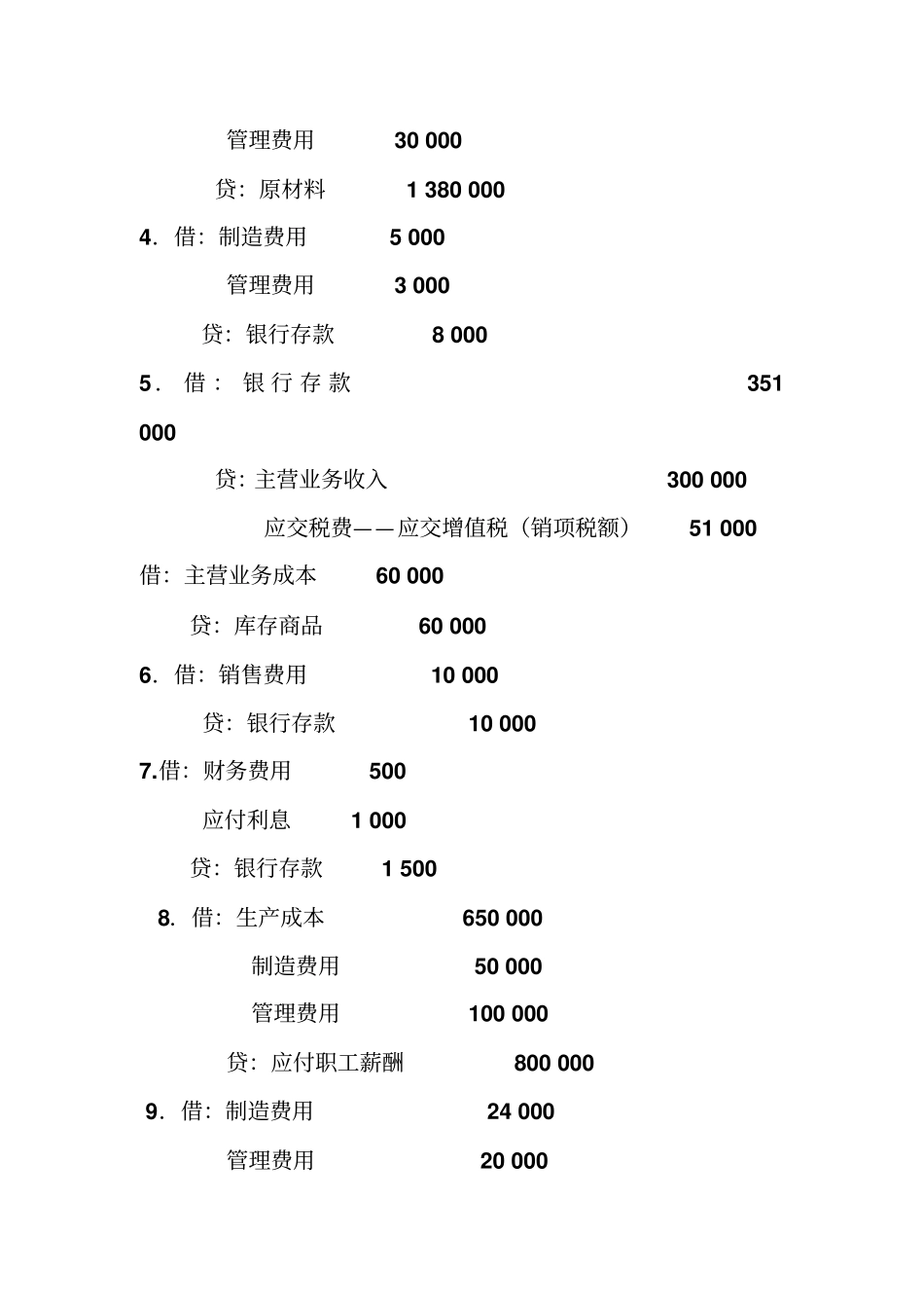 利润的形成与分配练习题_第3页