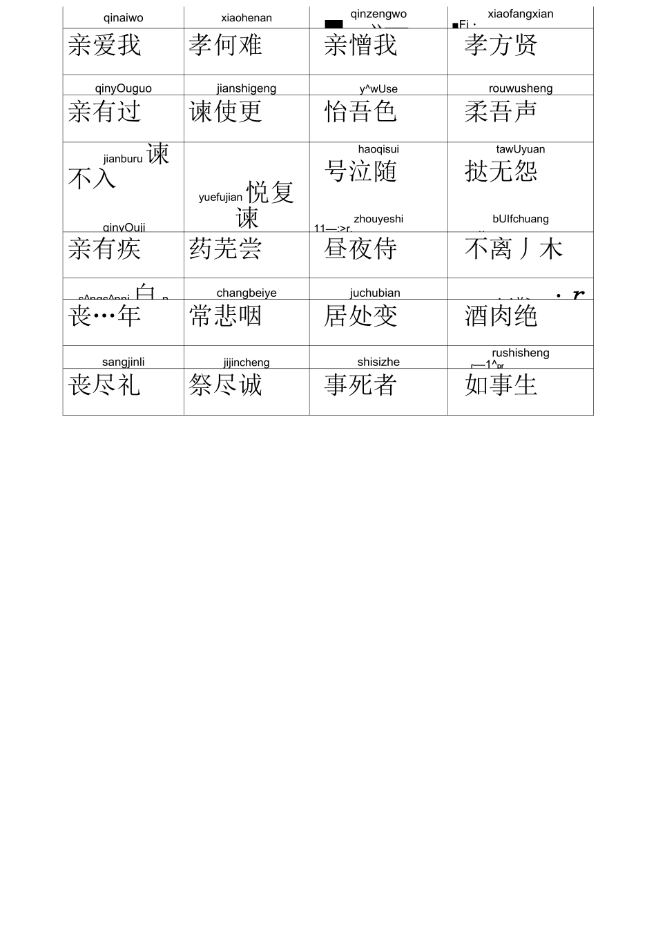 弟子规(全文,带拼音)_第2页
