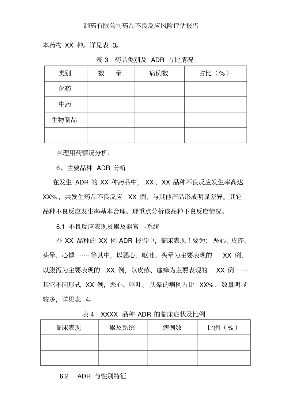 制药有限公司药品不良反应风险评价报告_第3页