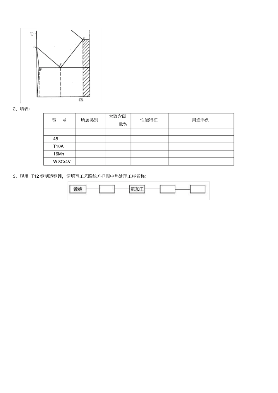 制造基础习题及答案3章_第3页