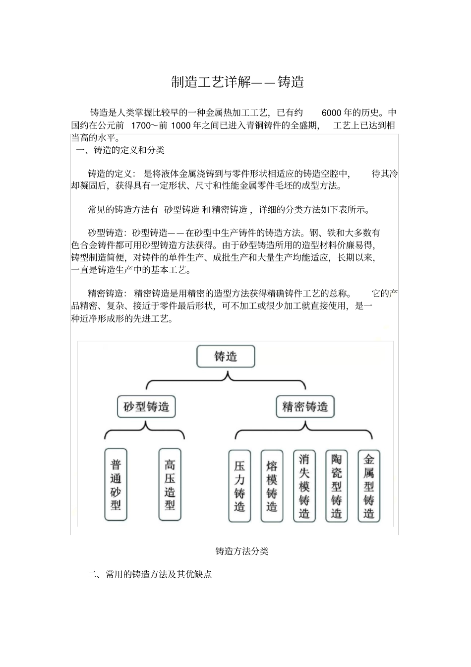 制造工艺详解——铸造_第2页