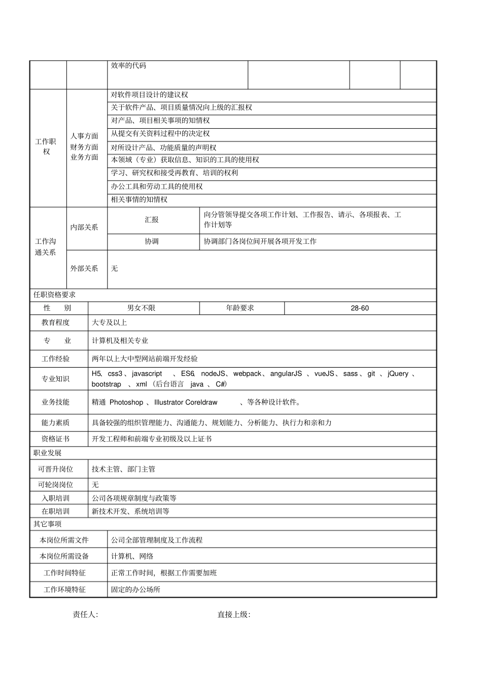 前端岗位职责_第3页