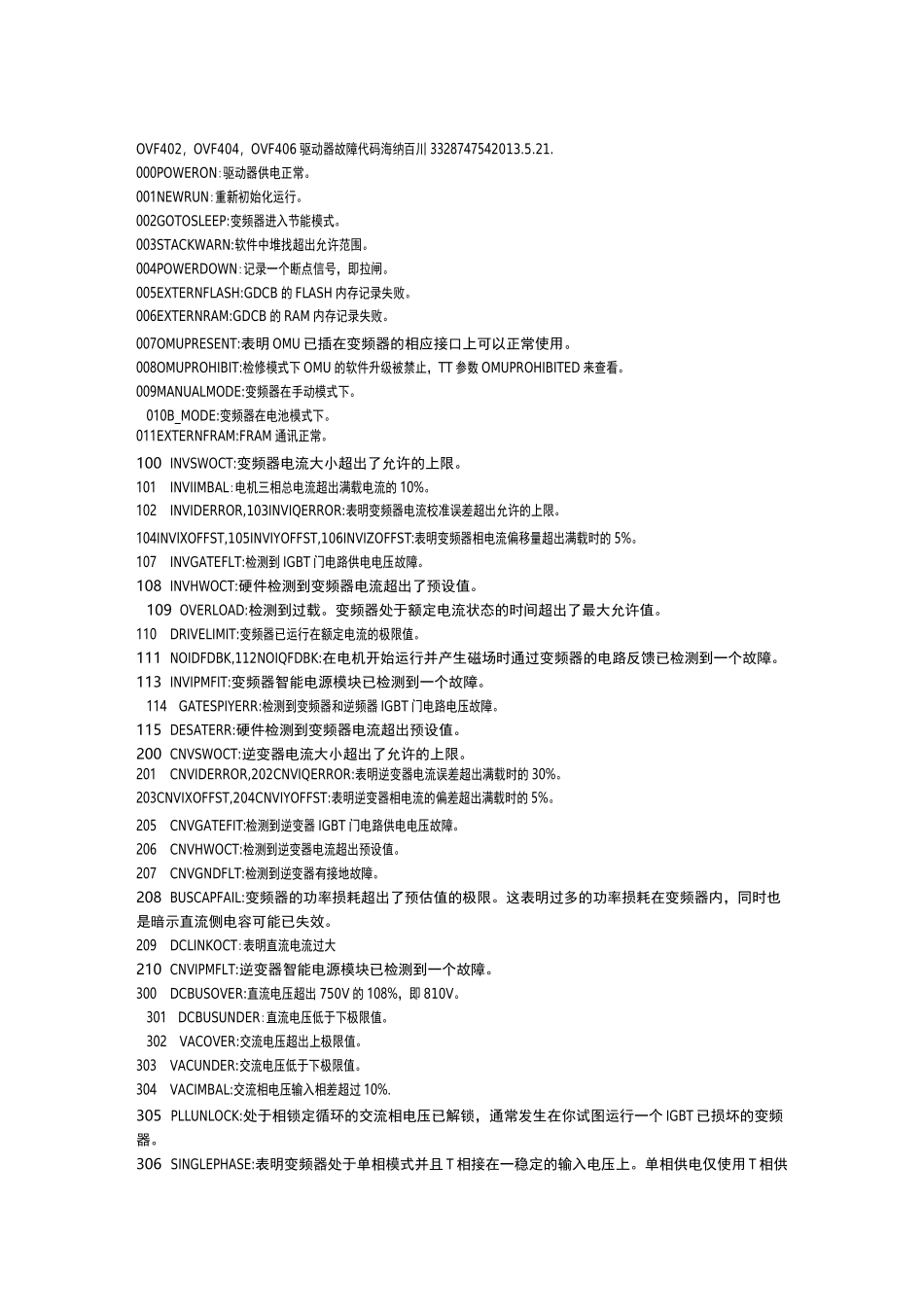 奥的斯故障代码(全)_第1页