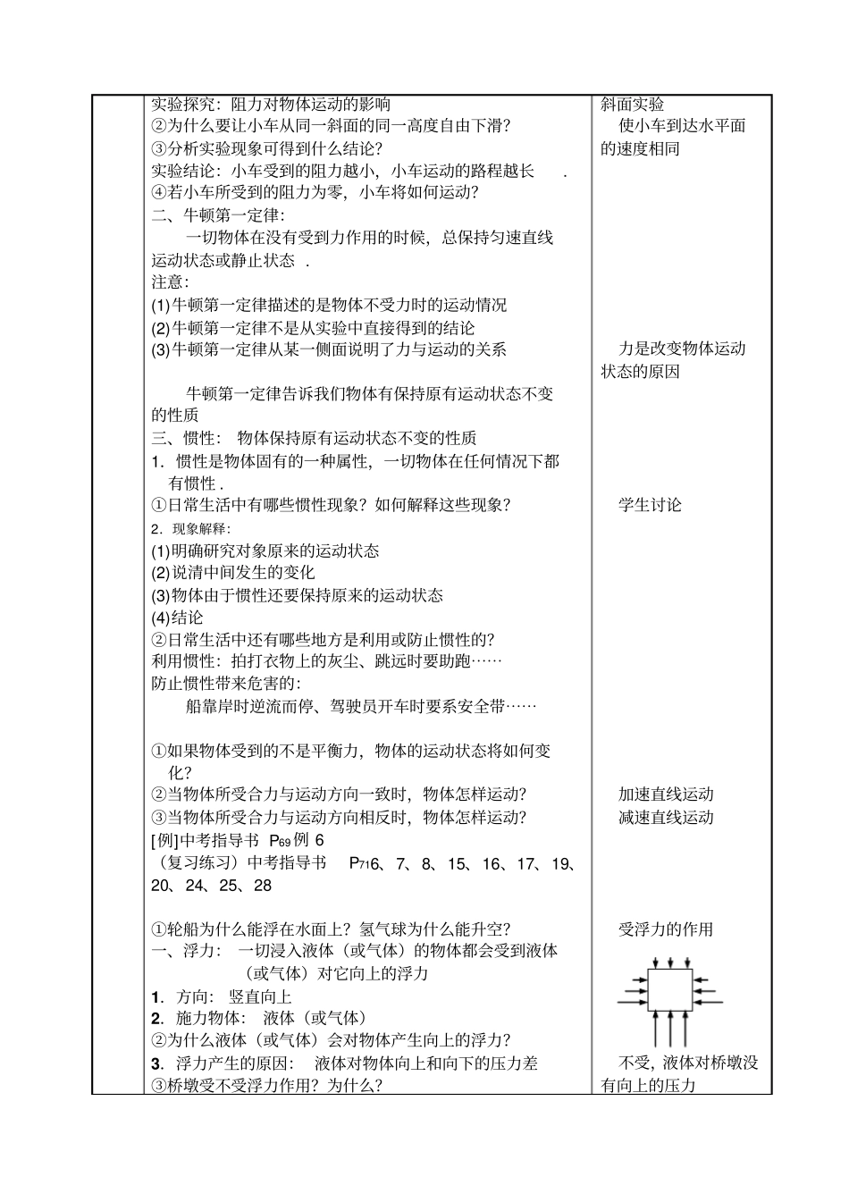 力与运动教学设计_第2页