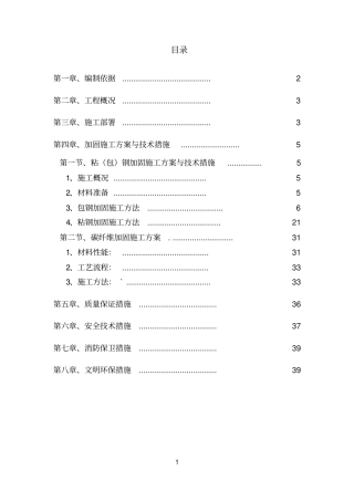 加固专项施工方案