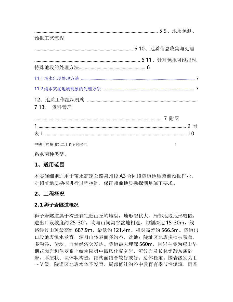 超前地质预报实施细则(经典版)_第2页
