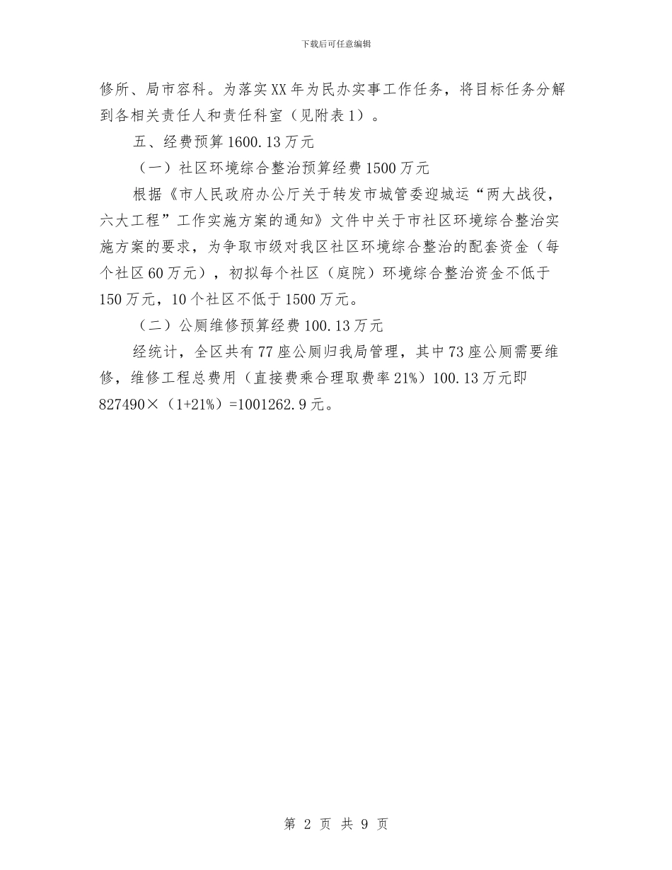 城管局项目活动要点与城管局领导班子工作总结汇编_第2页