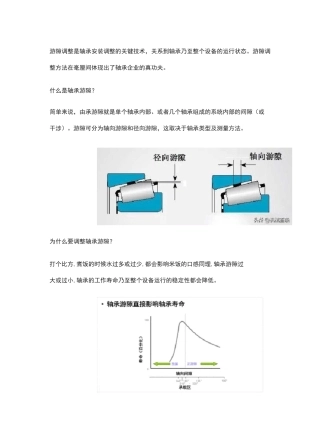 轴承间隙调整技术
