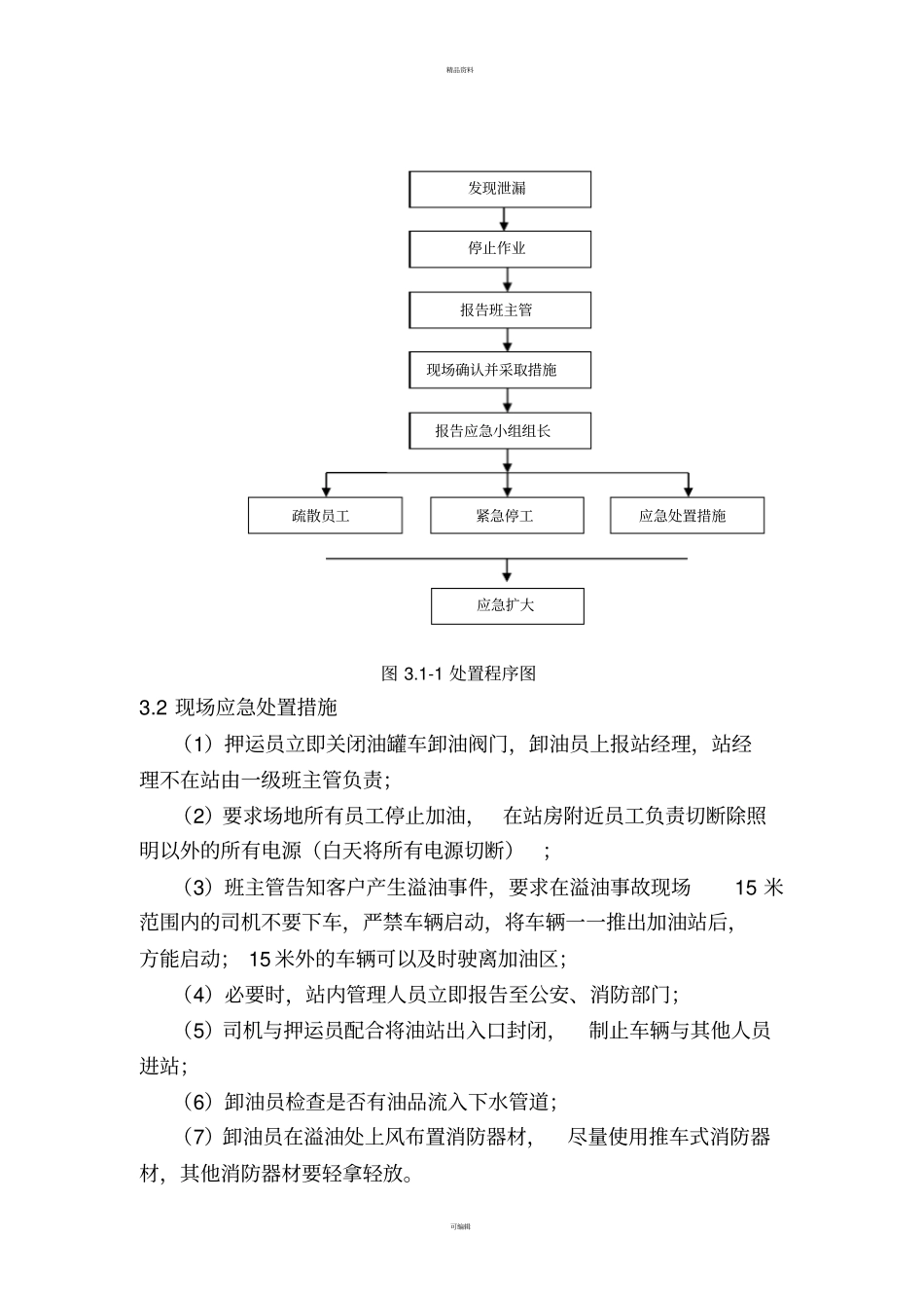 加油站应急处置方案2014年版-演练版要点_第3页