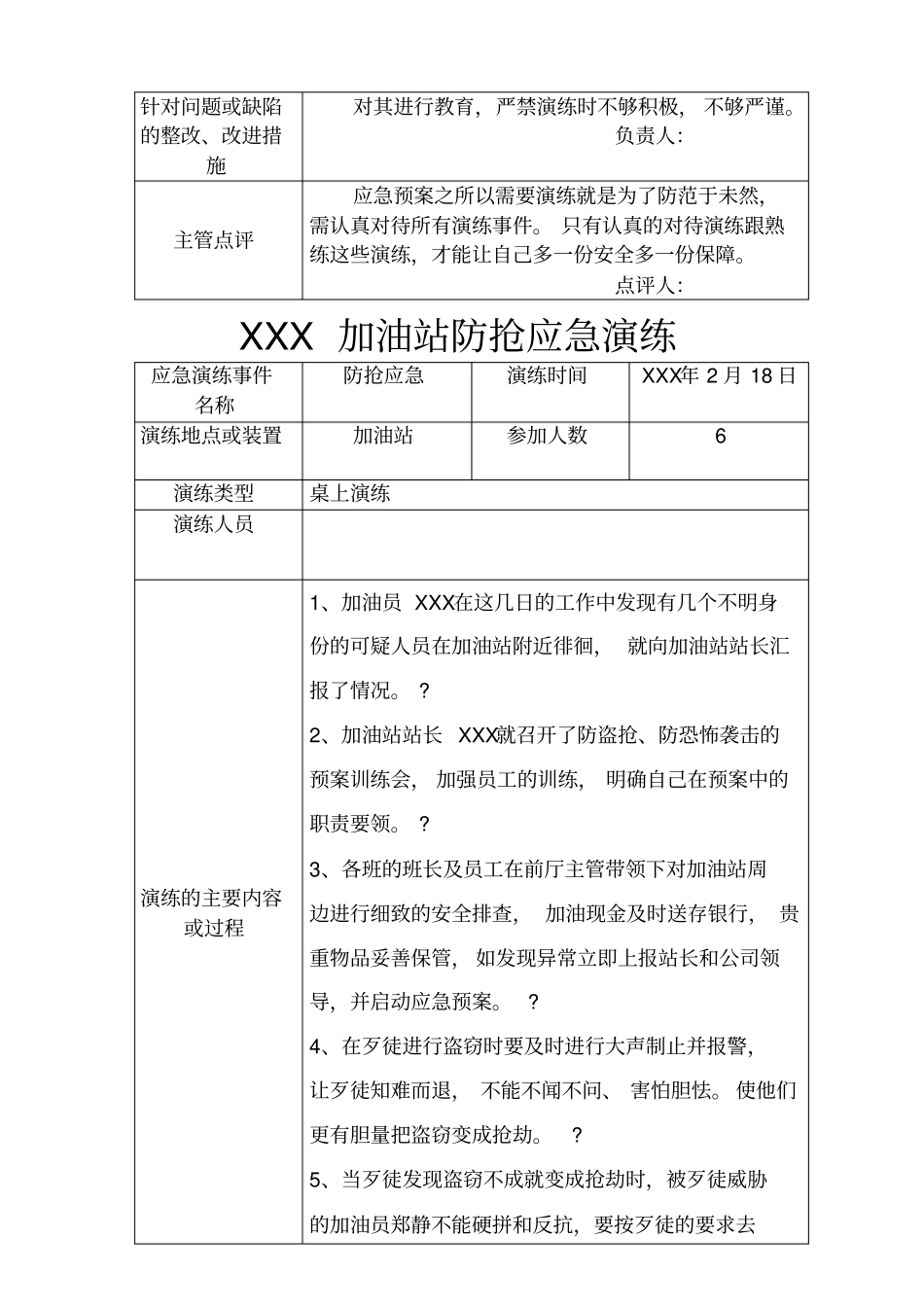 加油站应急演练汇编_第2页