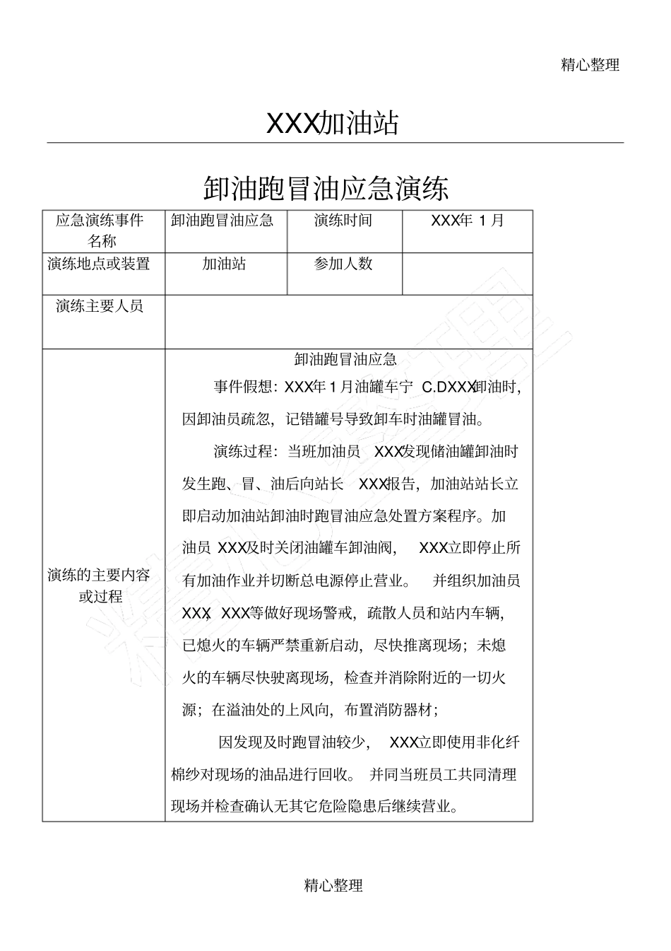 加油站应急演练汇总_第1页