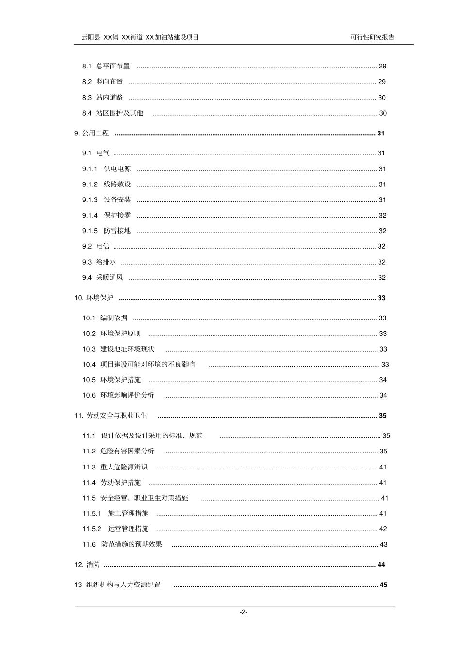 加油站项目可行性研究报告_第2页