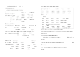 对口升学语文第一轮复习