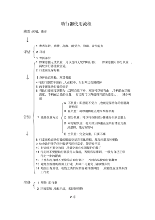 助行器使用流程`