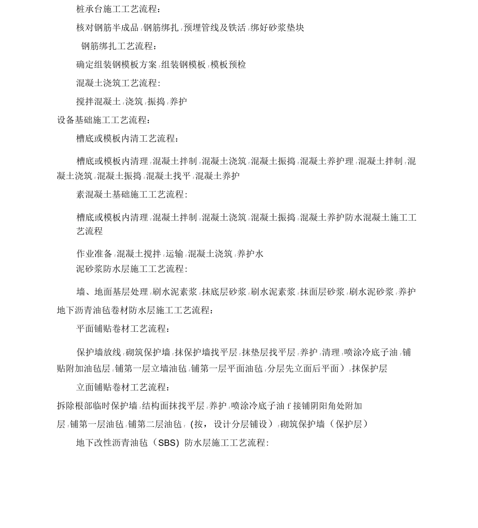 建筑施工工艺流程大全_第2页