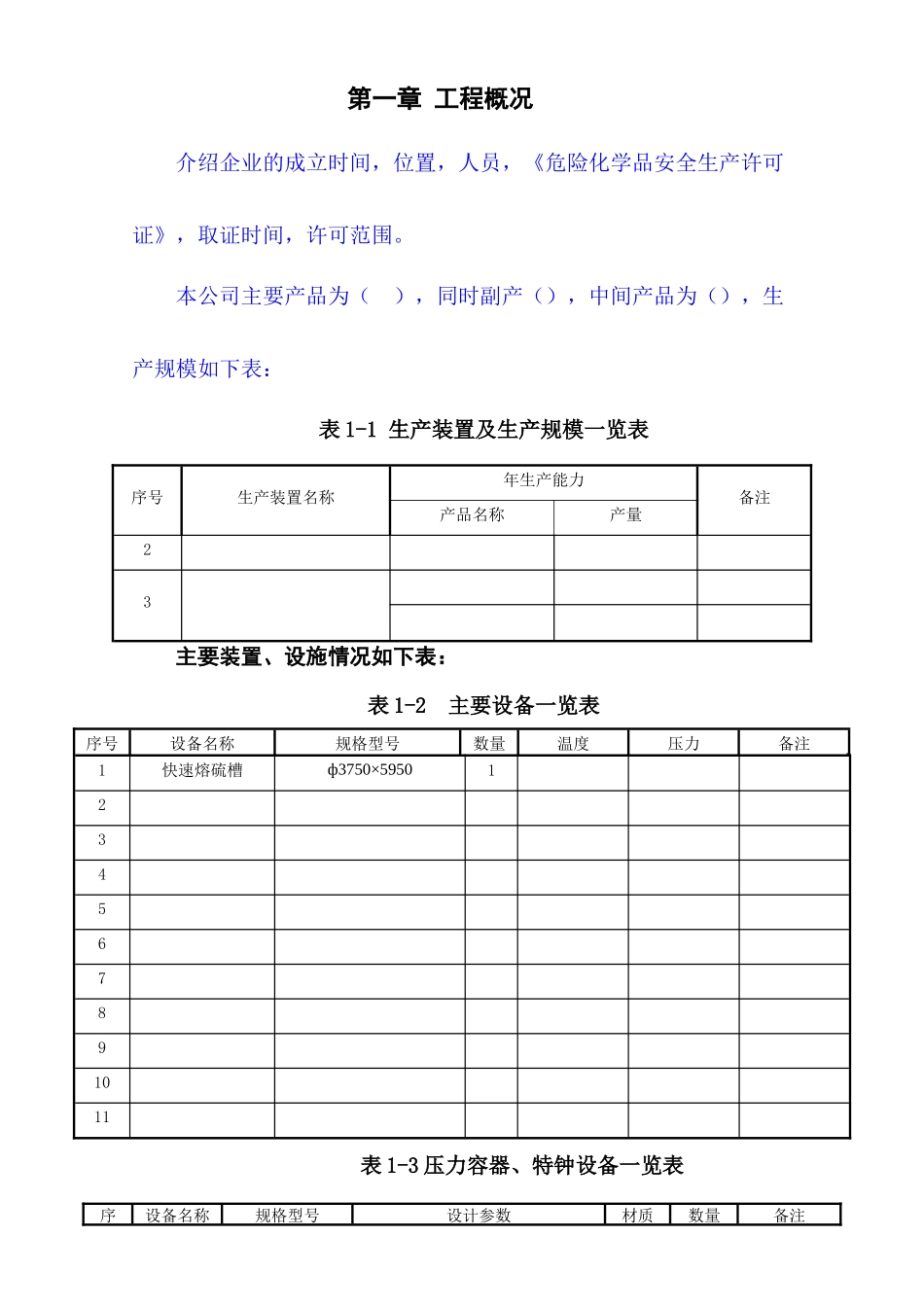化工项目试生产方案模版_第3页