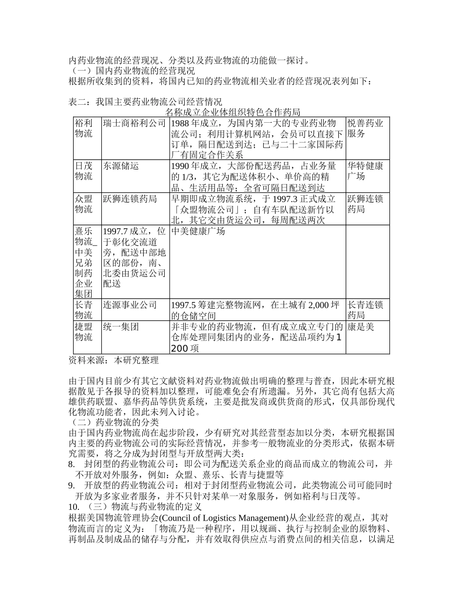 连锁药局对药业物流的影响_第3页