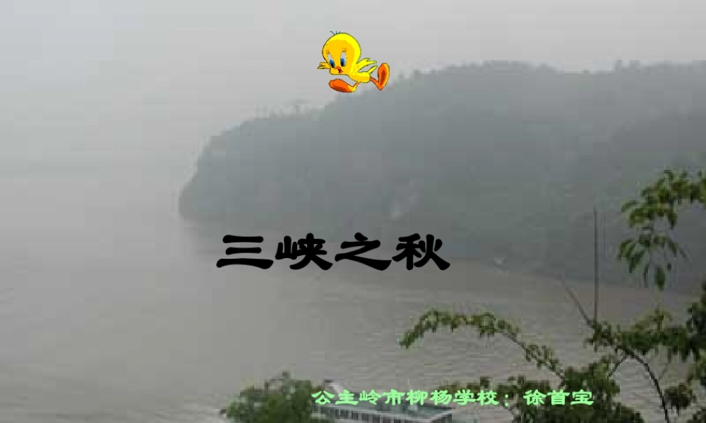 《三峡之秋》徐首宝