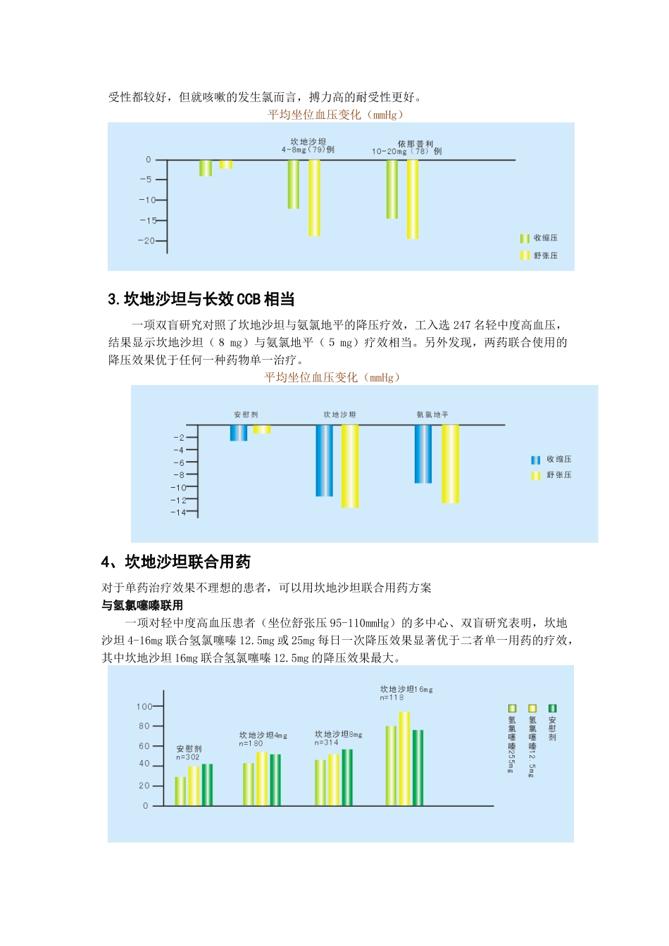 沙坦类药物还有缬沙坦、厄贝沙坦、替米沙坦等_第3页
